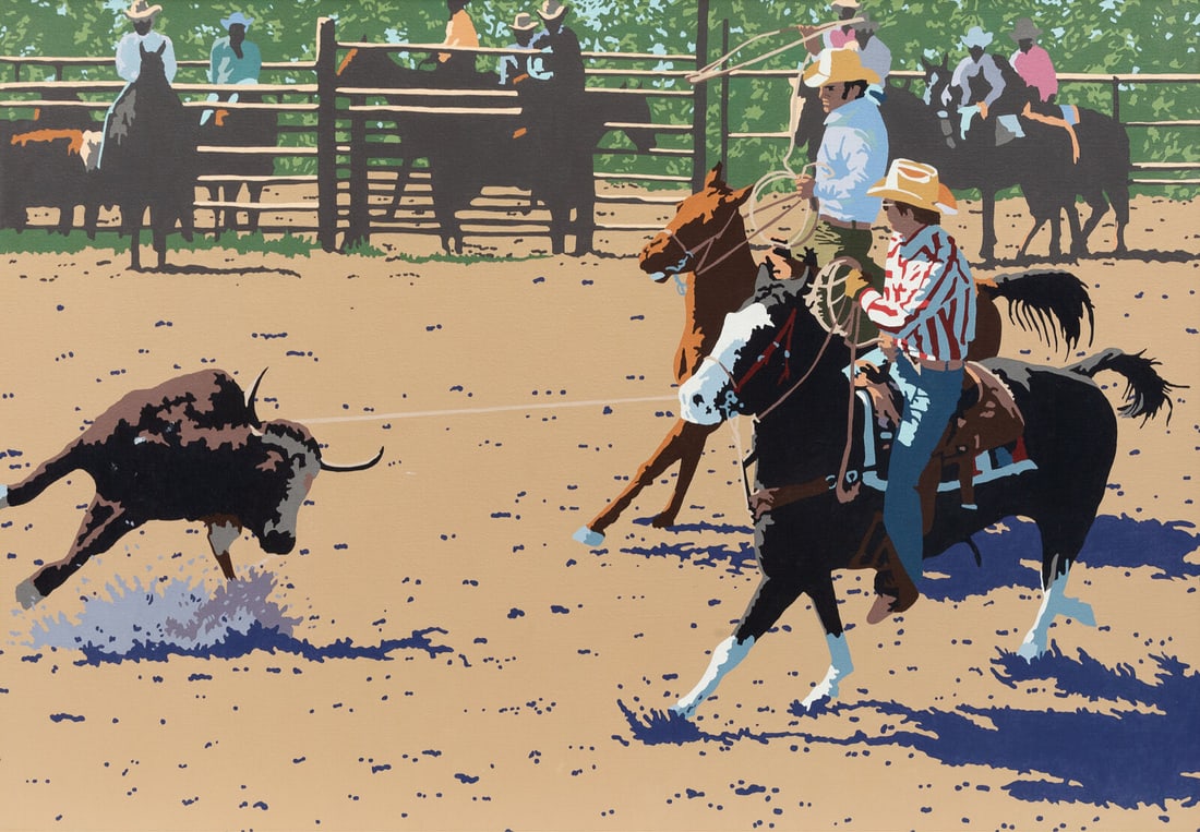 Billy Schenck (American, b. 1947) Rodeo Riders, 1983 (1 of 1)