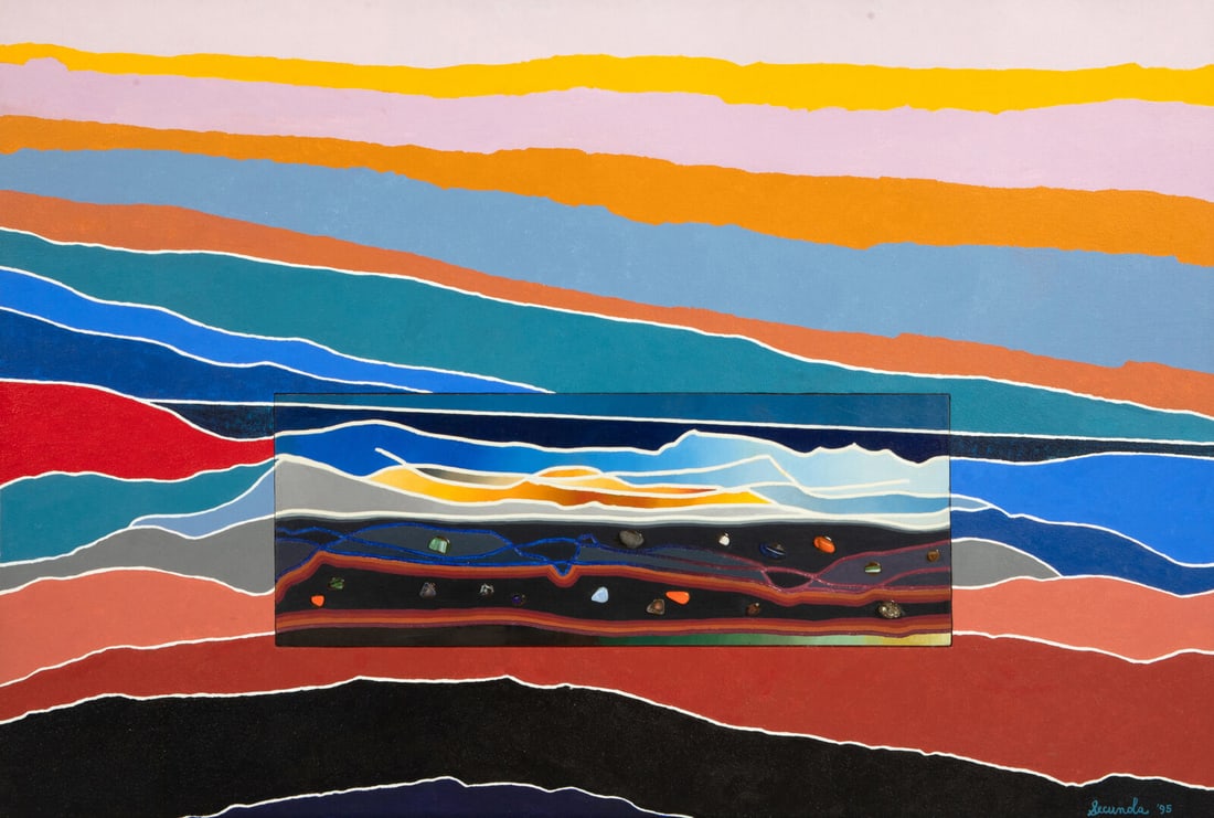 Arthur Secunda (American, 1927-2022) The Road to Taos, 1995 (1 of 5)