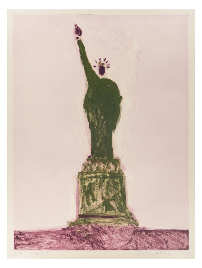 Fritz Scholder (Luiseño, 1937-2005) Liberty #3 (1 of 3)