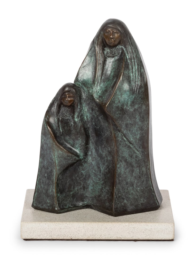 Allan Houser (Chiricahua Apache, 1914-1994) Maiden and Child,  edition 23/25, 1991 (1 of 5)