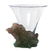 1058: A Daum Glass and Pate-de-Verre Glass Vase, Height