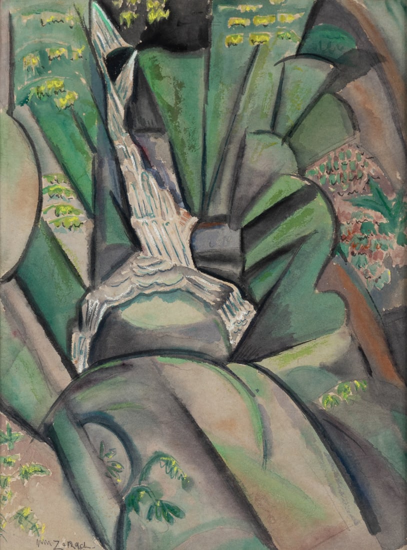 William Zorach (American, 1887-1966) Waterfall, Randolph, New Hampshire, 1915 (1 of 5)