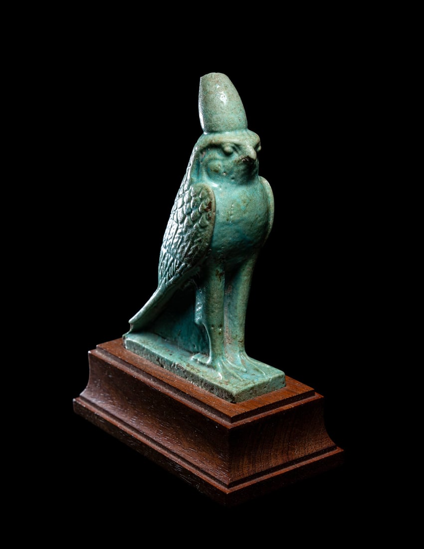 An Egyptian Faience Horus Falcon (1 of 5)