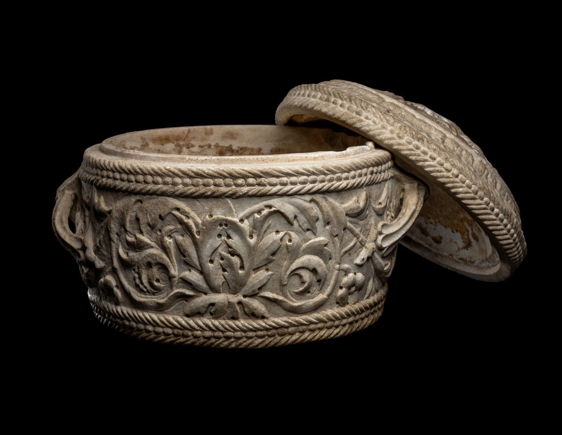 A Roman Marble Cinerarium (1 of 4)