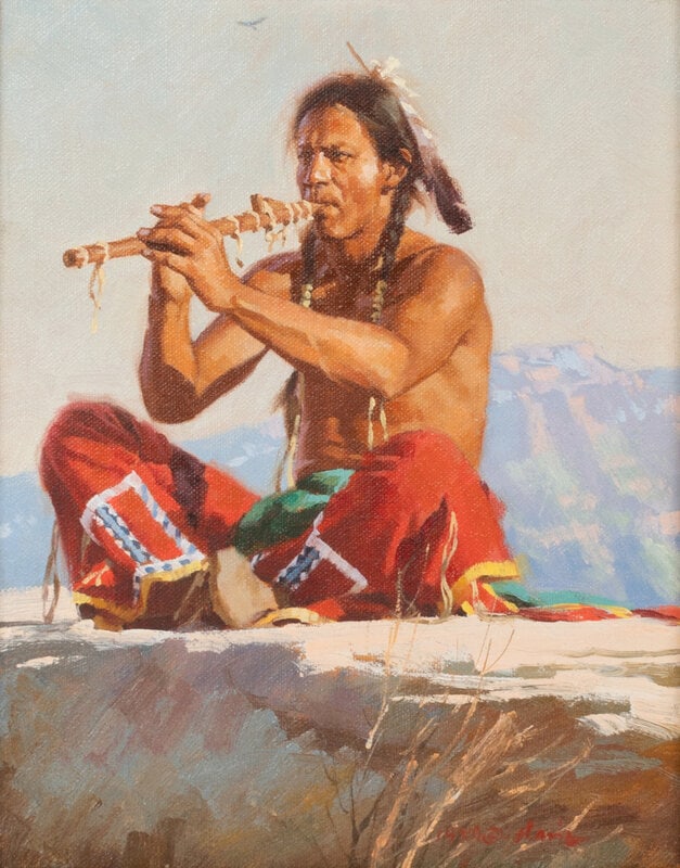 Stan Davis
(American, b. 1942)
Piegan Love Song, 1989 (1 of 5)