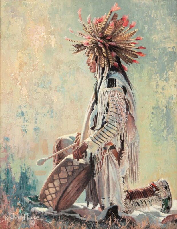 Richard Luce
(American, b. 1950)
Owl Headdress Society (1 of 5)