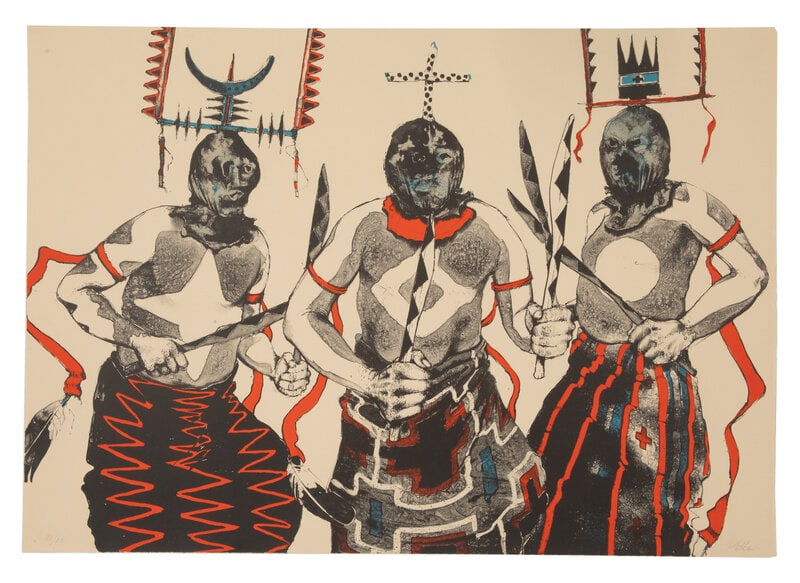 Paul Pletka
(American, b. 1946)
Apache Dancers, edition 21/80 (1 of 5)