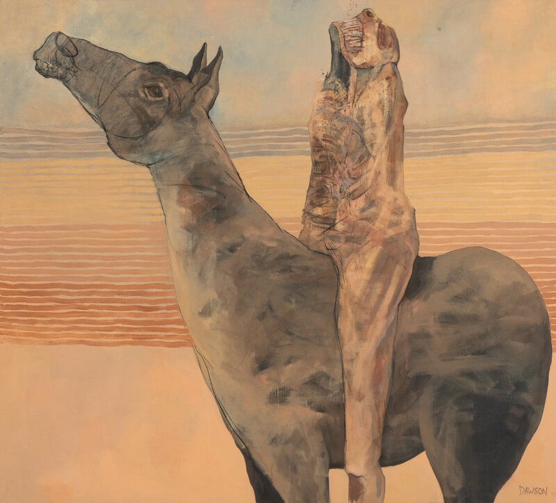 John Dawson
(American, b. 1946)
Man and Horse, 1980 (1 of 5)