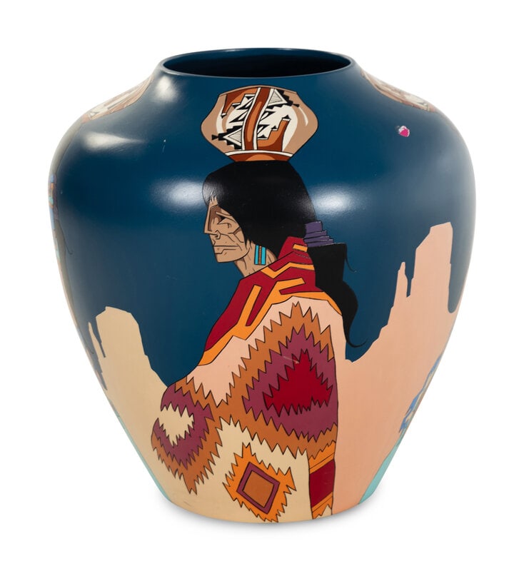 Amado Pena Jr. 
(American, b. 1943)
Cuatro Del Valle, edition 14/100, 1991 (1 of 5)