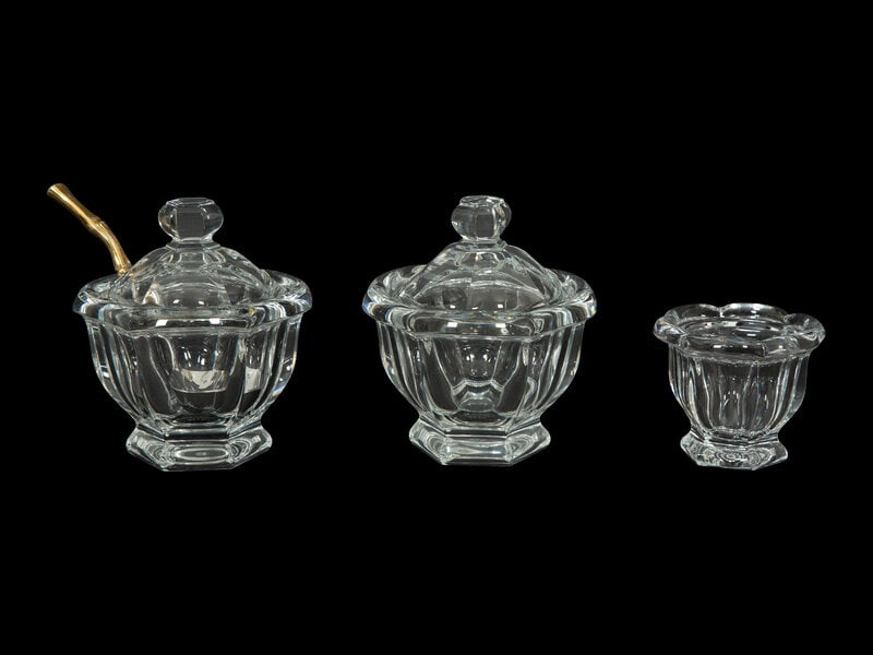 A Group of Baccarat Harcourt Missouri Glass Table Articles (1 of 4)