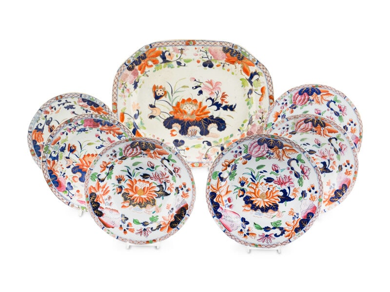 A Group of English Ironstone Wares  (1 of 4)