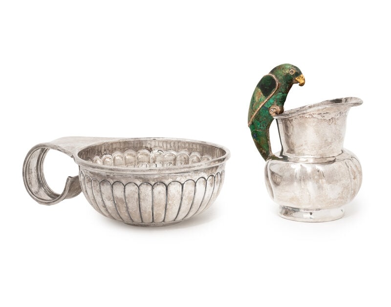 Two Mexican Silver Table Articles (1 of 4)