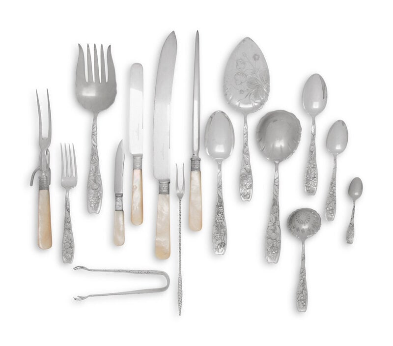 An American Silver Flatware Service (1 of 5)