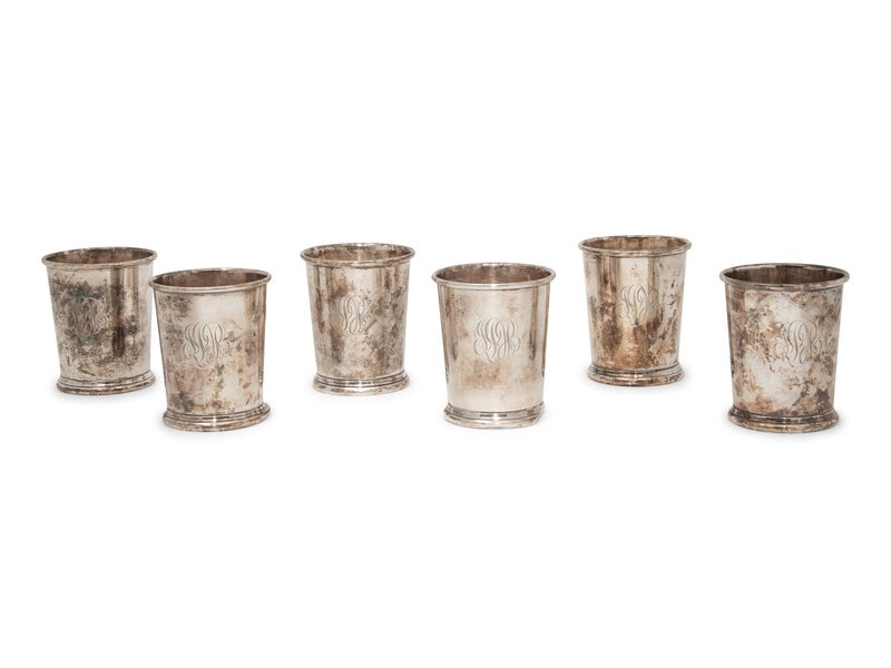 A Group of Six Silver Drinking Articles (1 of 2)
