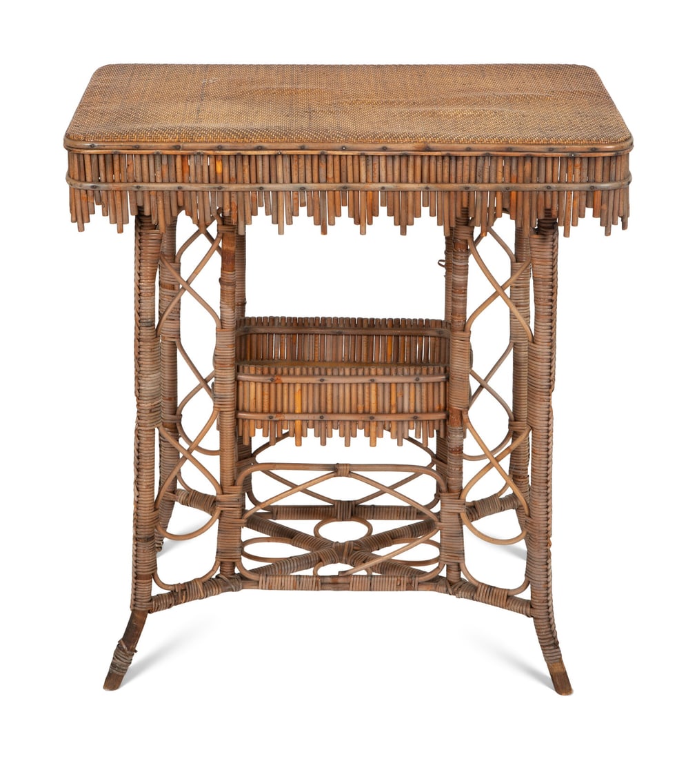 An English Rattan Occasional Table (1 of 13)