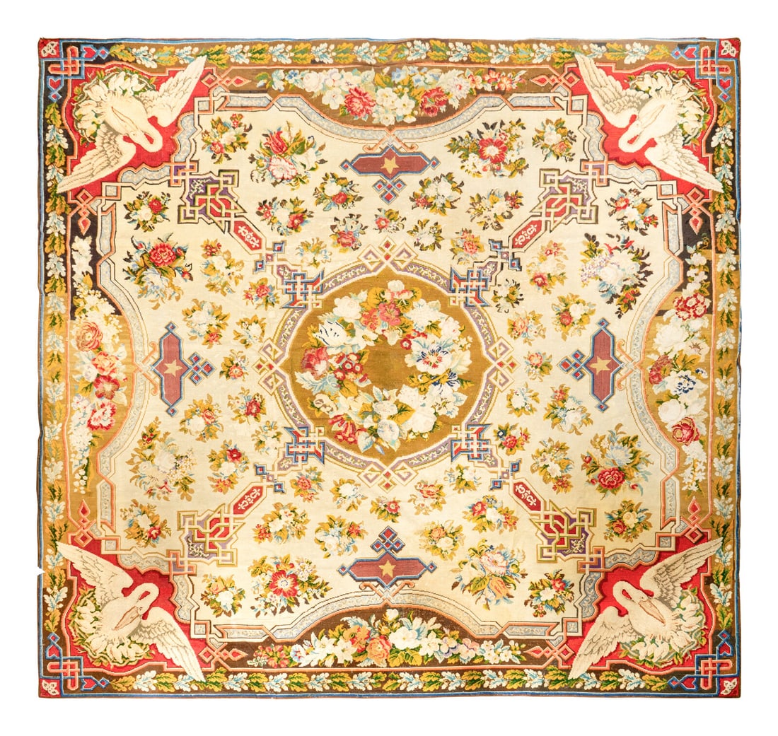 A Victorian Needlepoint Rug (1 of 9)