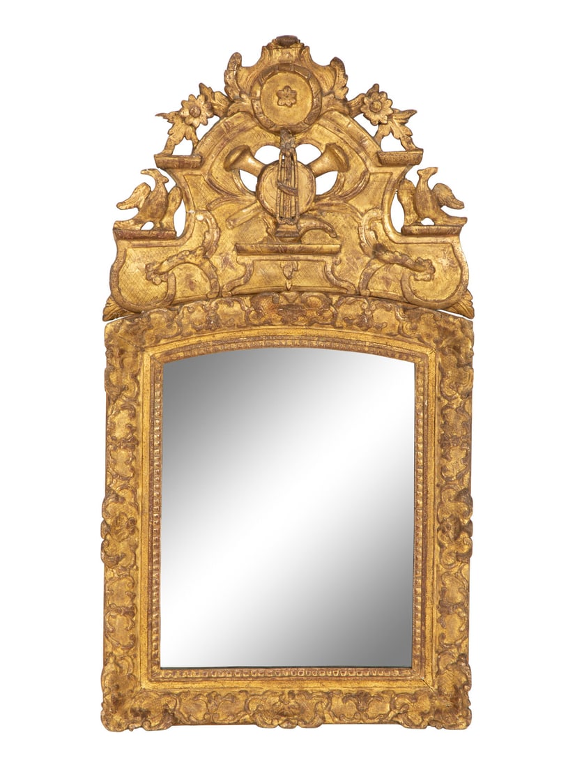 A Continental Carved Giltwood Wall Mirror (1 of 4)
