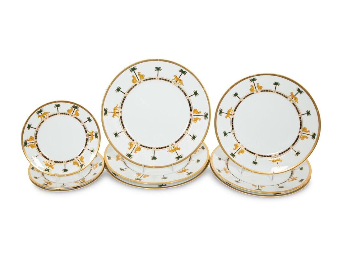 A Christian Dior Porcelain Casablanca Pattern Partial Dinner Service (1 of 3)