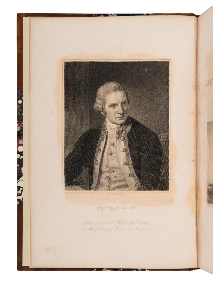 COOK, James, Captain. The Three Voyages of Captain James Cook. 1842. (1 of 3)