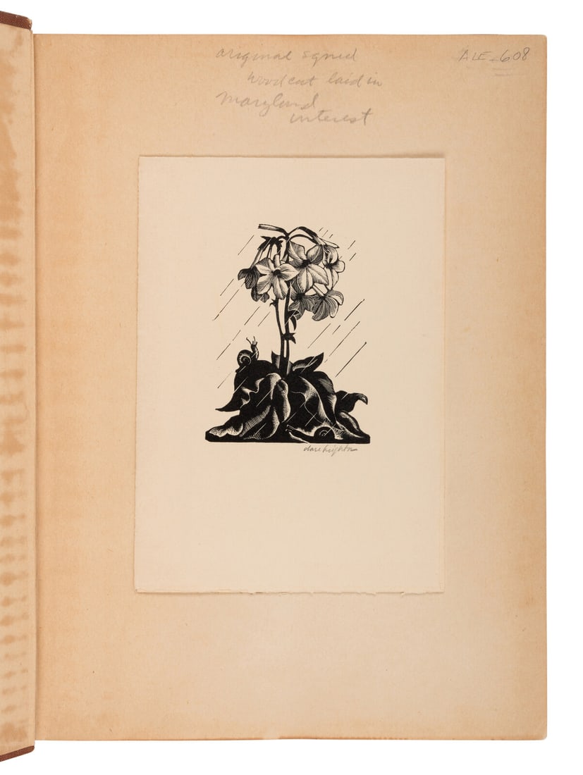 HARDY, Thomas. A group of 11 works by Hardy associated with female authors and artists, MANY SIGNED. (1 of 3)