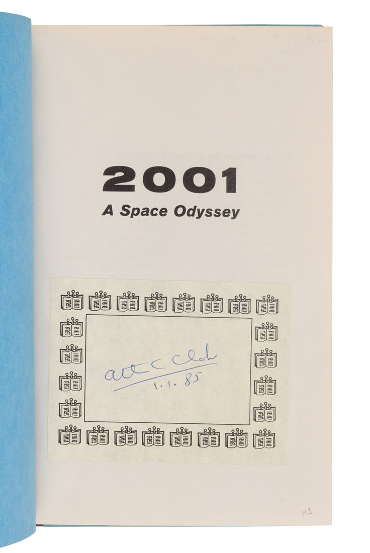 CLARKE, Arthur C. (1917-2008). 2001 A Space Odyssey. New York: The New American Library, 1968. (1 of 2)