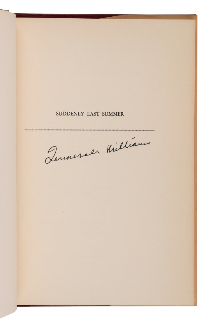 WILLIAMS, Tennessee (1911-1983). A group of 9 first or limited editions, comprising: (1 of 2)