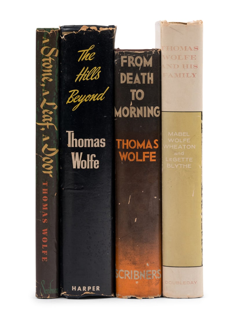 WOLFE, Thomas (1900-1938). A group of 3 FIRST EDITIONS, comprising: (1 of 2)