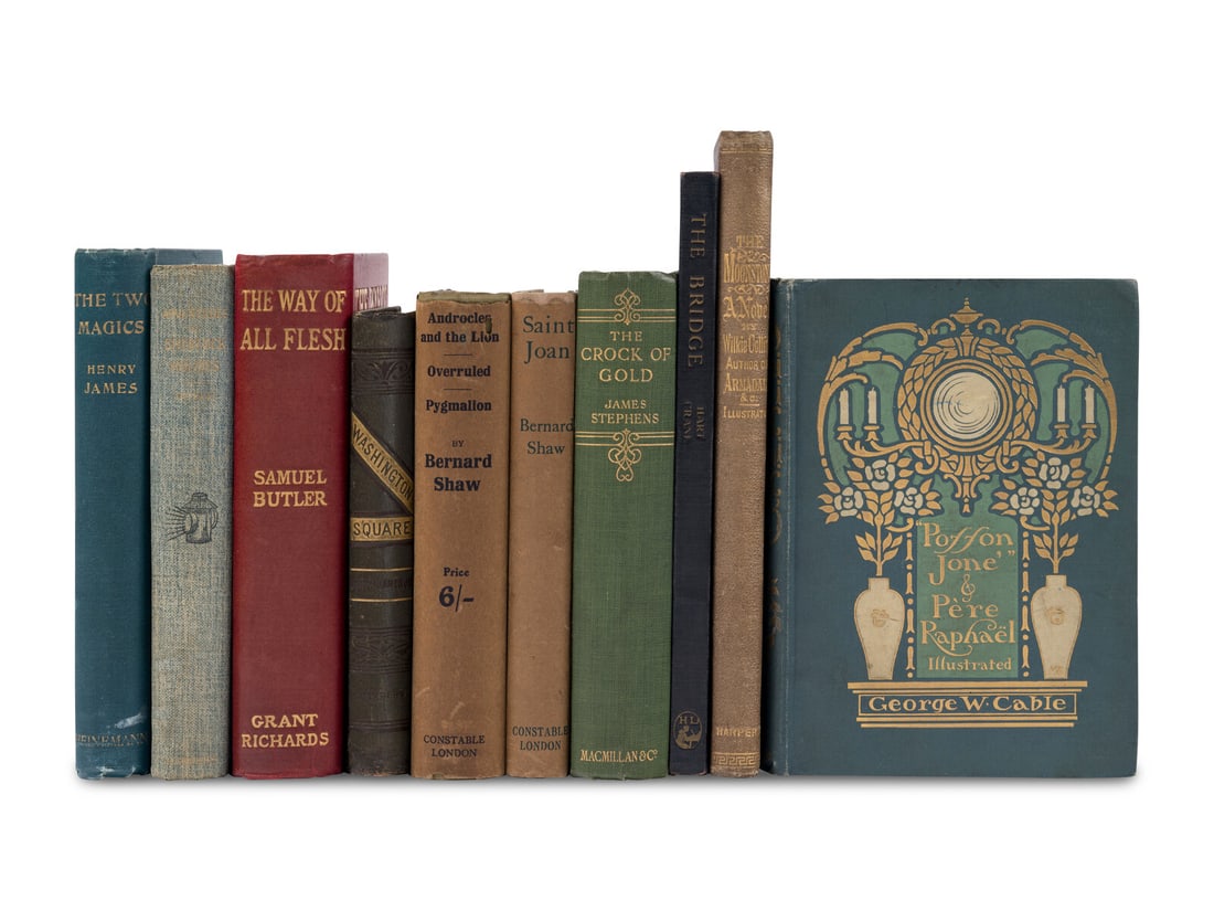 [LITERATURE - BRITISH & IRISH]. A group of 25 works, including:: [LITERATURE - BRITISH & IRISH]. A group of 25 works, including: BUTLER, Samuel (1835-1902). The Way of All Flesh. London: Grant Richards, 1903. Original cloth; slipcase. -- DOYLE, Arthur Conan, Sir (1