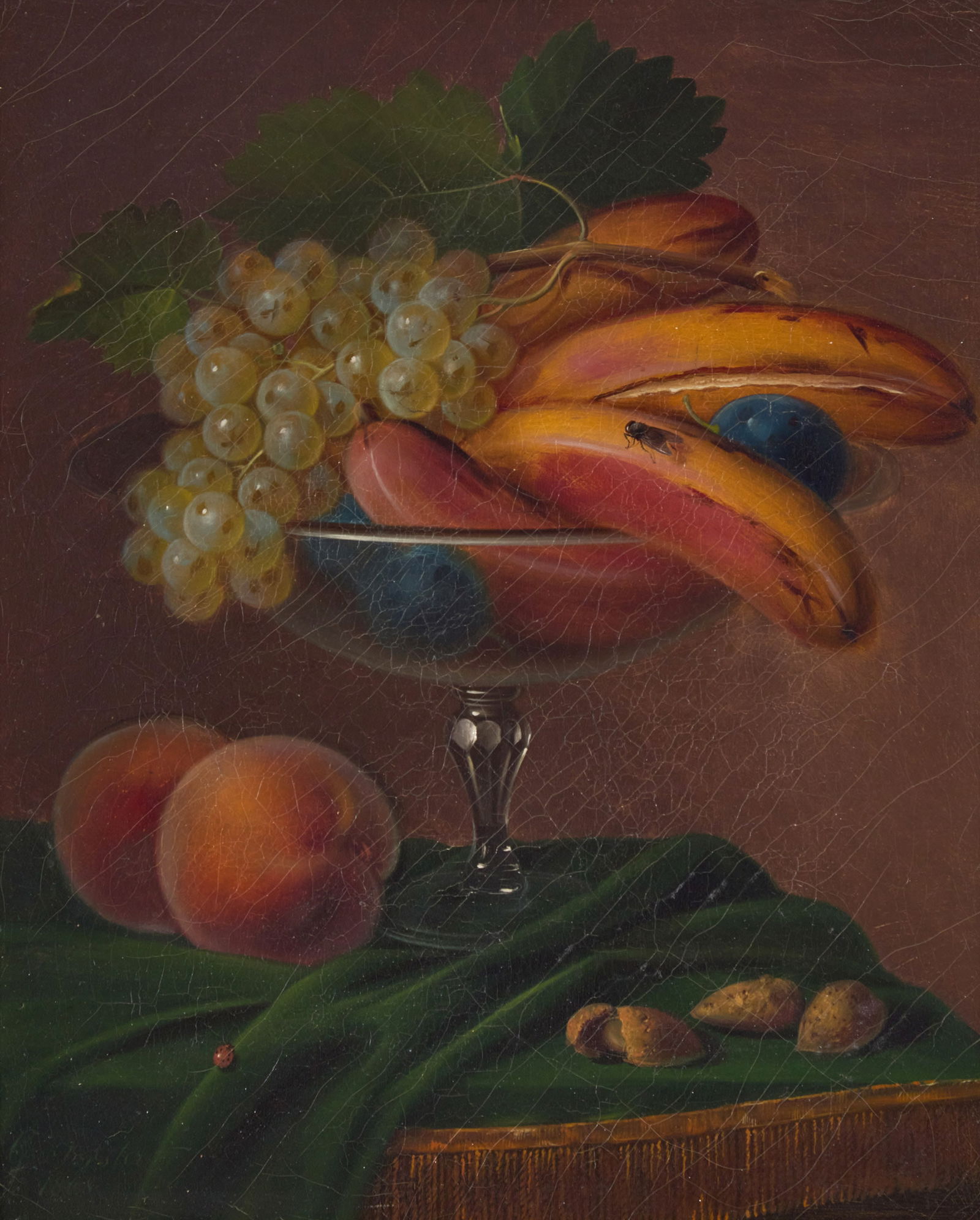 George Forster (American, 1817–1896) - Still Life with Bananas, Grapes and Peaches (1 of 2)