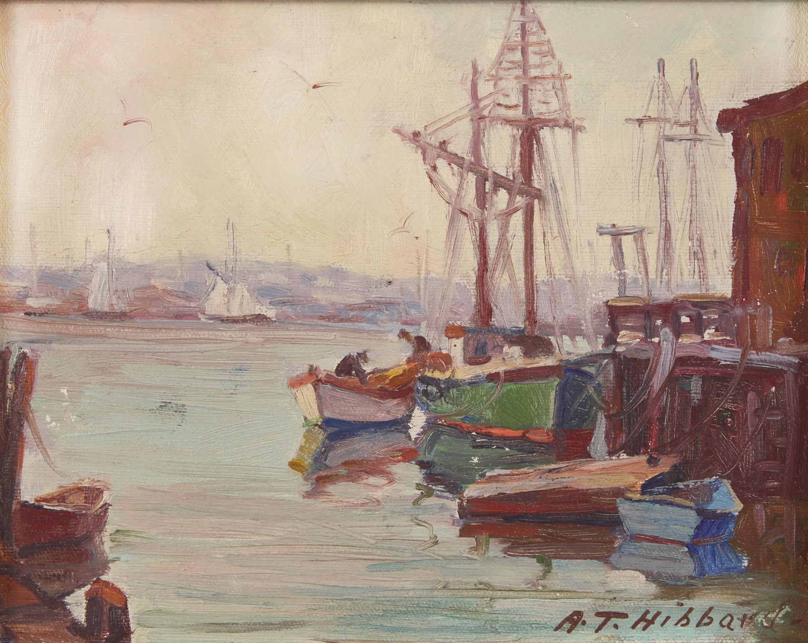 Aldro Thompson Hibbard (American, 1886-1972) - Cape Ann Harbor (1 of 2)