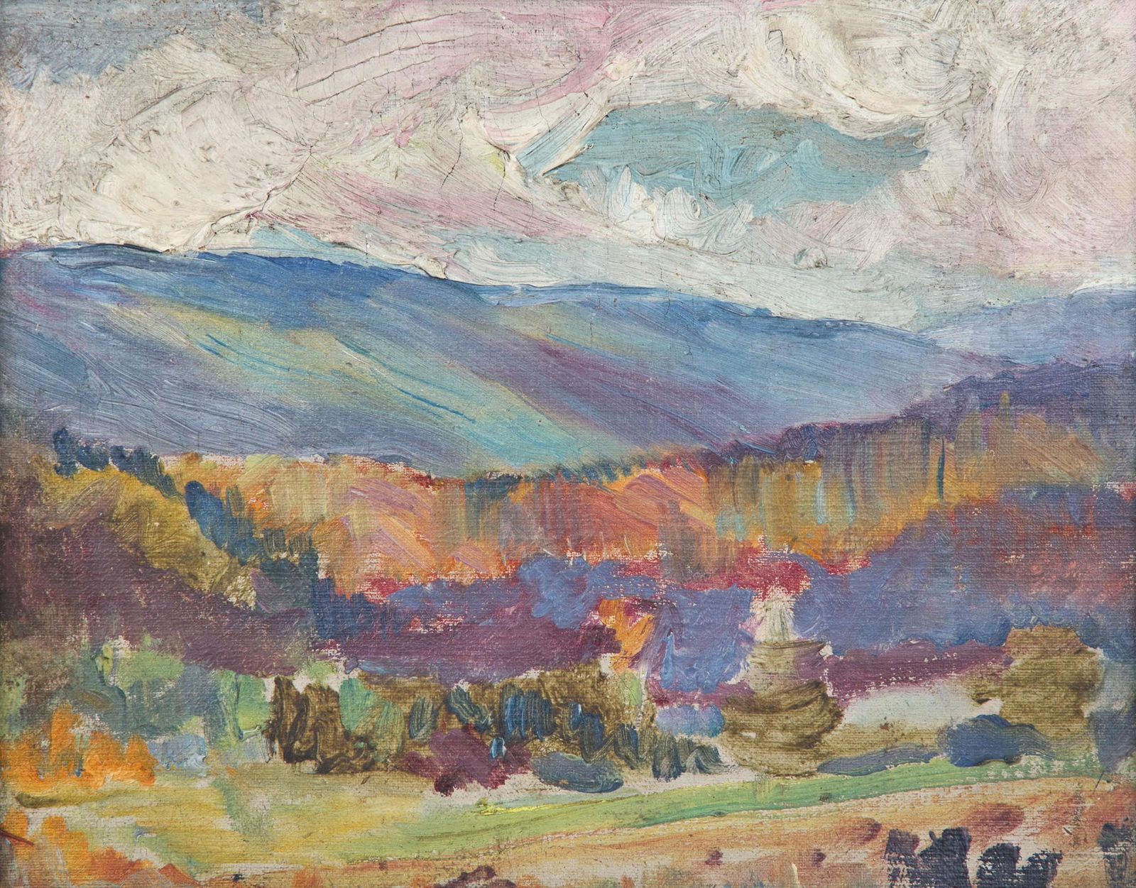 Arthur Beecher Carles (American, 1882-1952) - Autumn Landscape (1 of 2)