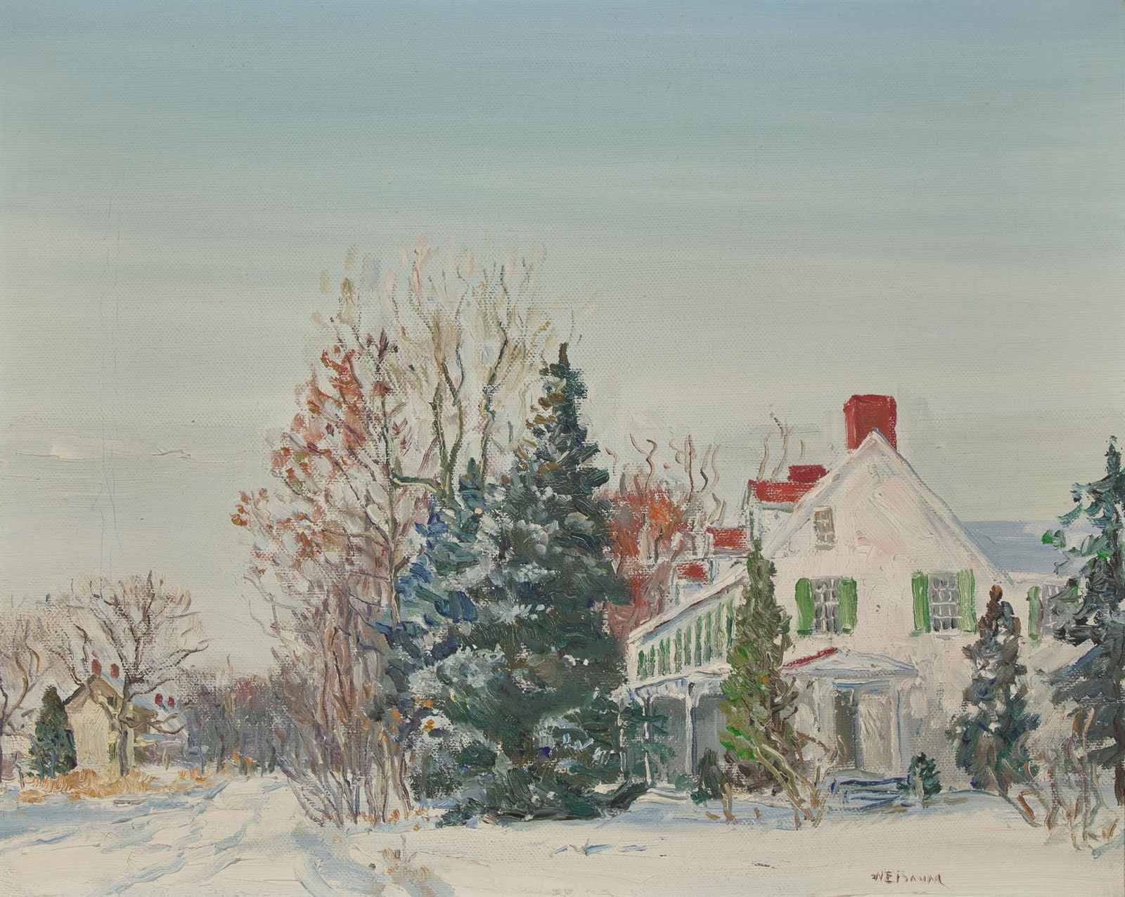 Walter Emerson Baum (American, 1884–1956) - Quakertown House (1 of 2)