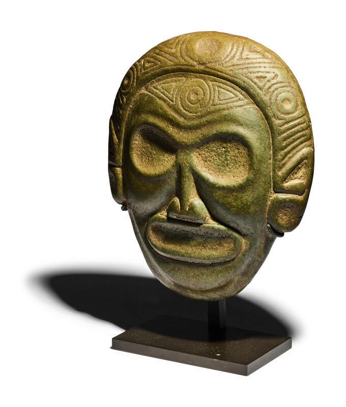 A Taino-Style Stone Votive Mask (1 of 5)