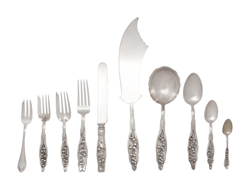 An American Silver Flatware Service (1 of 2)