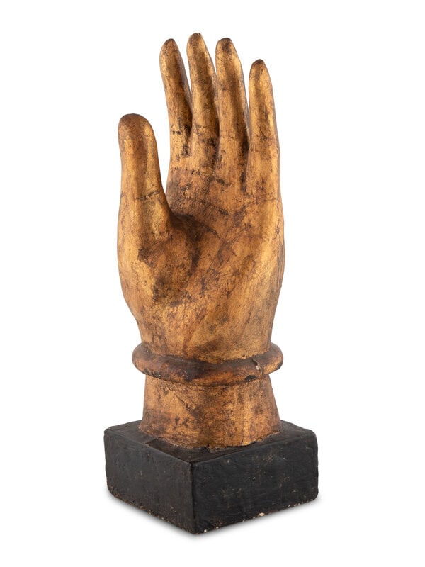 A Folk Art Carved Hand (1 of 3)