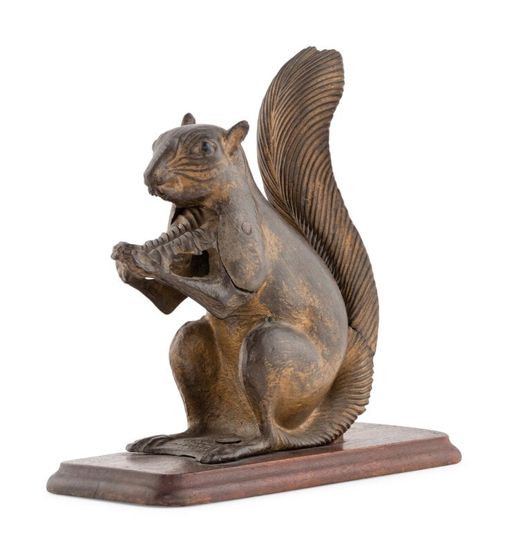 A Cast Iron Squirrel Form Nutcracker (1 of 4)
