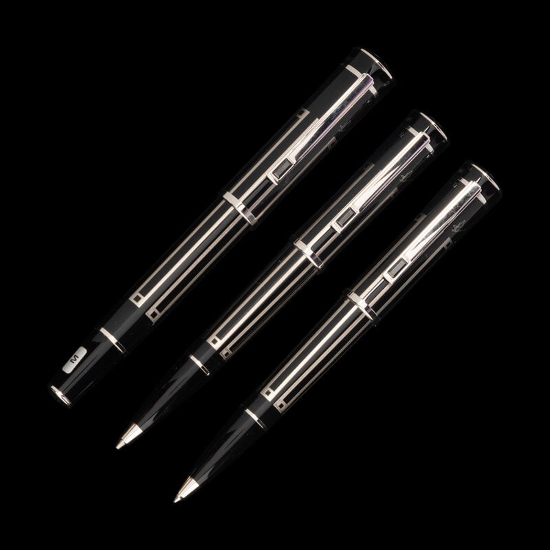 A Montblanc Limited Edition Thomas Mann Fountain Pen, Rollerball Pen and Mechanical Pencil Set: A Montblanc Limited Edition Thom...