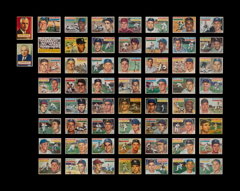 A Near Set of 1956 Topps Baseball Cards (330/340) (1 of 12)
