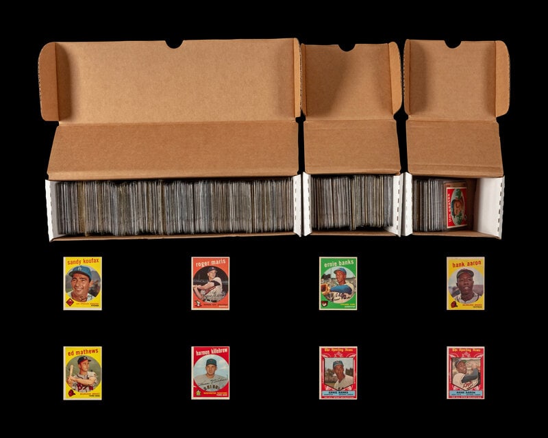 A Near Set of 1959 Topps Baseball Cards (559/572) (1 of 4)