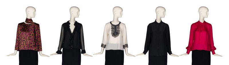 Five Designer Blouses Including Andrew Gn, Gianni Versace and Gucci  (1 of 4)