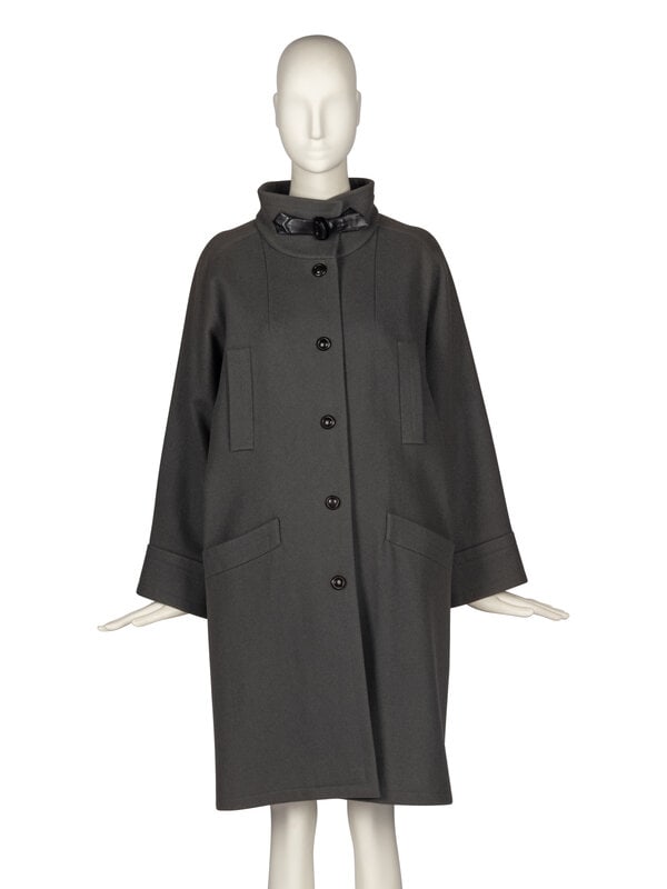 Pierre Cardin Grey Wool Coat (1 of 4)