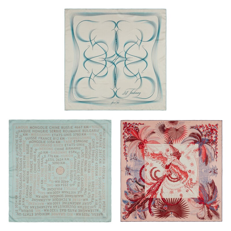 Three Hermès Scarves (1 of 4)