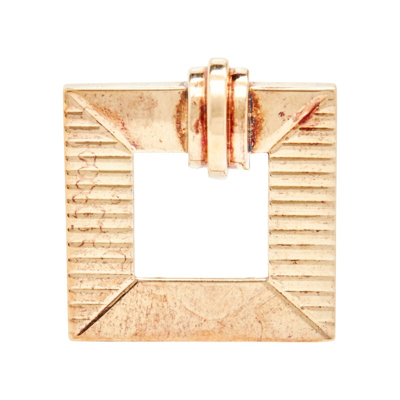 TIFFANY & CO., RETRO, YELLOW GOLD BROOCH (1 of 2)