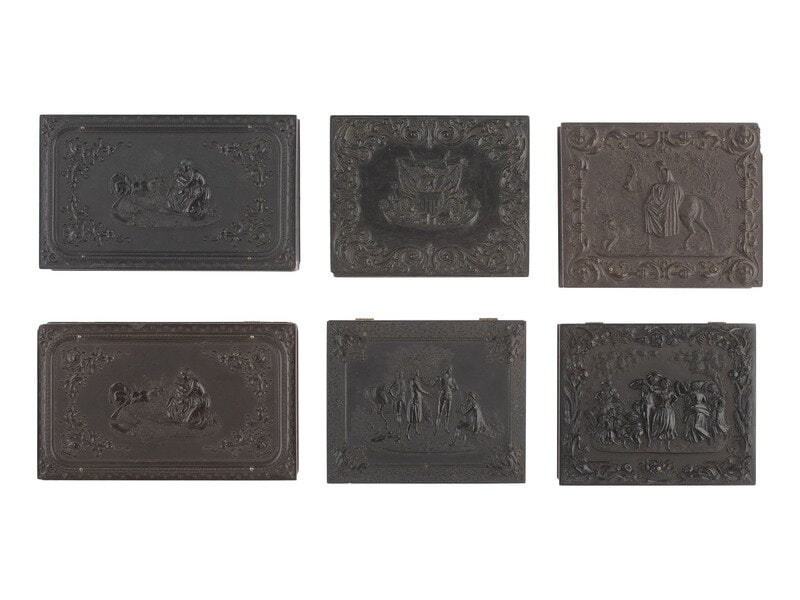 [EARLY PHOTOGRAPHY]. 23 assorted figural Union cases.  (1 of 6)