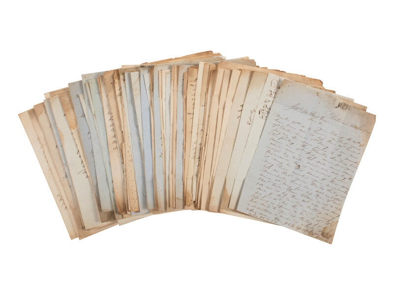 [BUSINESS]. Business correspondence of James M. Stout of New Hope, Virginia, ca 1830s-1850.: [BUSINESS]. Business correspondence of James M. Stout of New Hope, Virginia, ca 1830s-1850. Archive of approximately 69 pieces of incoming business correspondence, spanning ca late 1830s-50 (bulk 1840