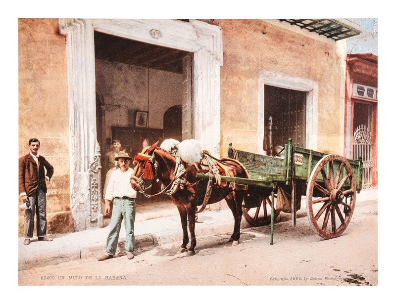 [JACKSON, William Henry, photographer]. Photochrom prints incl. US and Cuban scenes. 1900-1904.  (1 of 14)