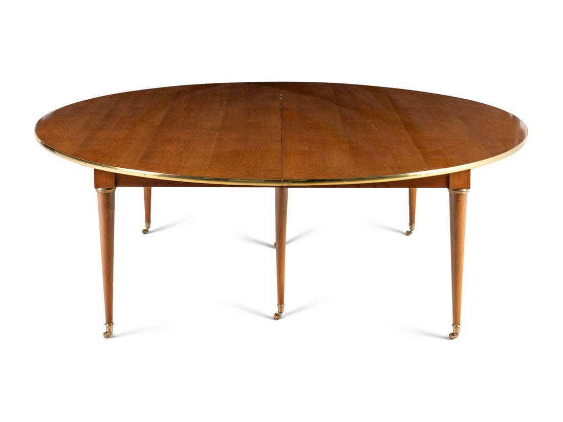 A Directoire Style Brass Mounted Walnut Dining Table (1 of 3)