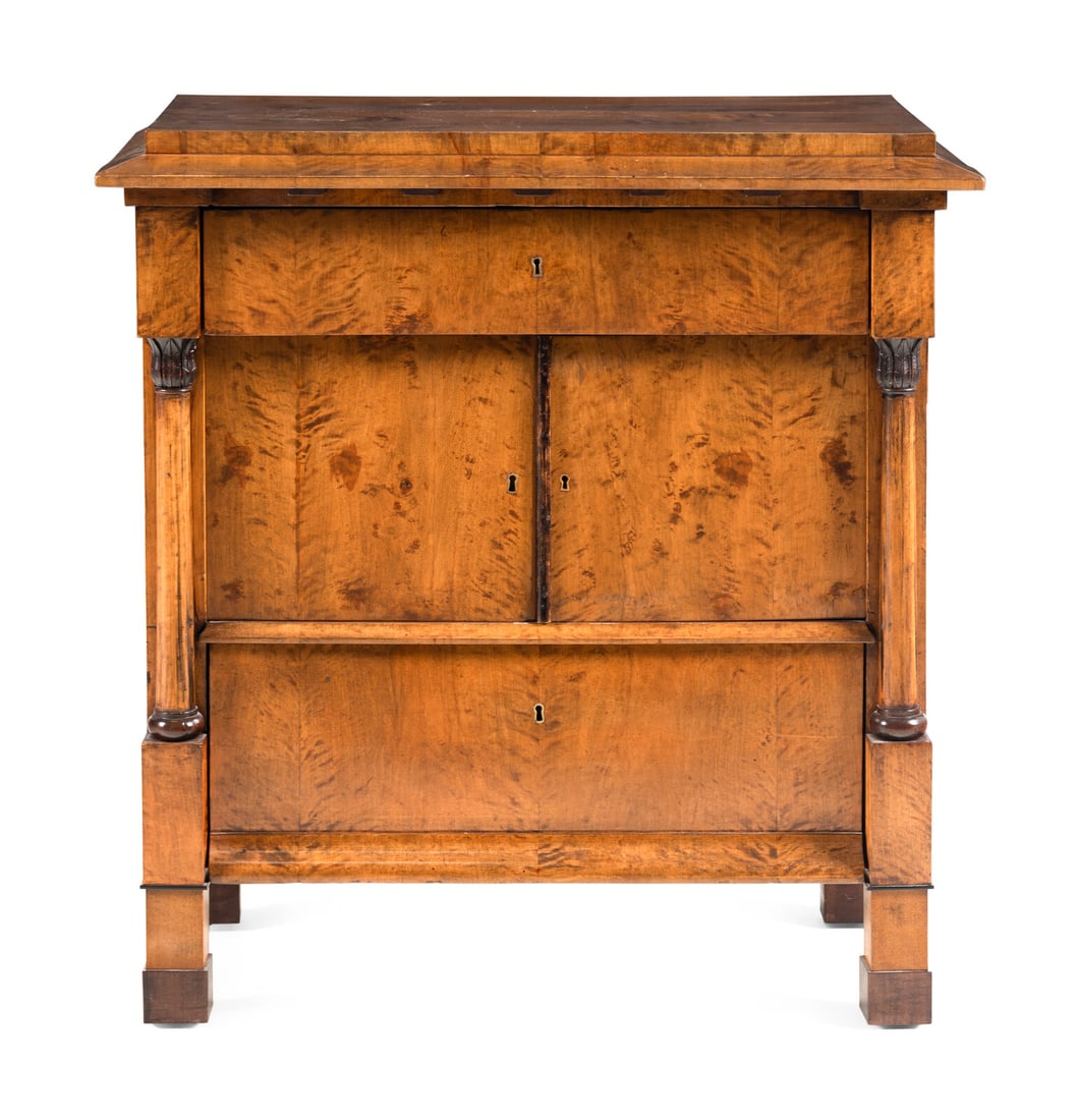 An Empire Walnut Side Cabinet (1 of 5)