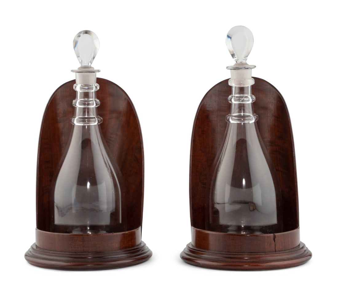 A Pair of George III Mahogany Sideboard Decanter Coasters (1 of 8)