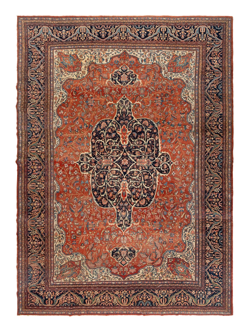 A Feraghan Sarouk Wool Rug (1 of 4)